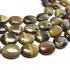 Silver Leaf Jasper 15x20mm Oval Beads