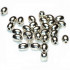 Tibetan Silver 5x4mm Plain Oval Beads (Pack 30) 