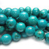 Stabilised Turquoise 10mm Round Beads