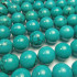 Stabilised Turquoise 12mm Round Beads