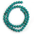 Stabilised Turquoise 8mm Round Beads